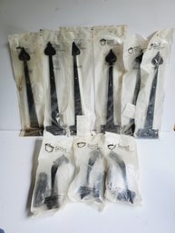 New Acorn Forged Iron Door Hardware Assortment-Door Thumb Latches & Door Hinges