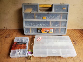 Tool Storage Organizer Boxes Including Hardware, Screws, Fasteners & More