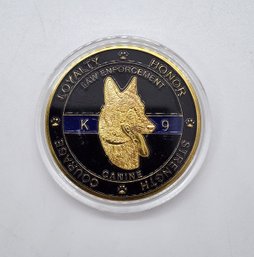 Police K-9 Collectors Coin