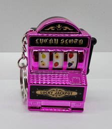 Working Slot Machine Keychain