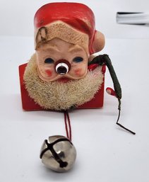 Vintage Light Up Santa Claus Pin