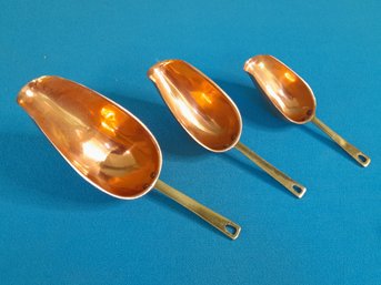 Copper Measuring Scoops #14