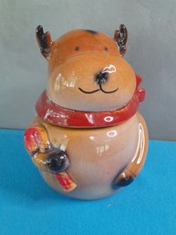 Reindeer Cookie Jar