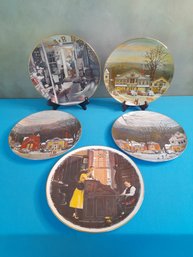 Norman Rockwell Decorative Dish Set