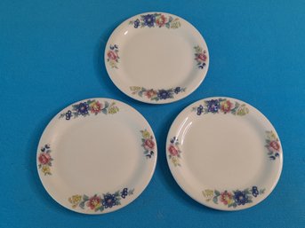 McNichol Floral Plates Set Of 3