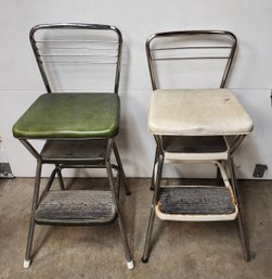 Pair Of Vintage Cosco Kitchen Step Stool