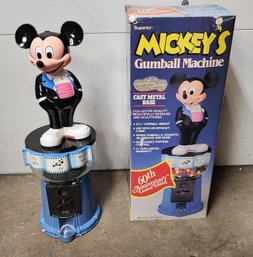 Vintage Mickey Mouse Collector Quality Gumball Machine