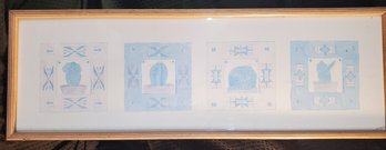 Lovely Peg Wheeler Hope Print Signed In 4 Places ~ 41' X 14'