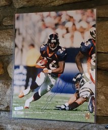 Denver Broncos Clinton Portis Autographed 16x20 Photo With COA