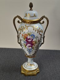 Limoges Floral Urn