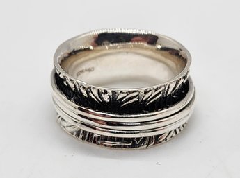 Size 5 Sterling Spinner Ring