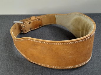 Leather Weightlifting Belt