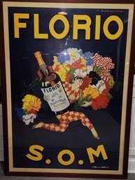 Vintage Dudovich Florio SOM Poster Framed