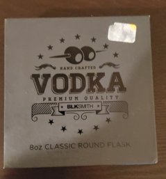 Brand New BlkSmith 8oz Classic Round Vodka Flask