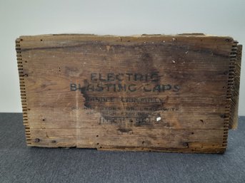 Electric Blasting Caps Vintage Crate