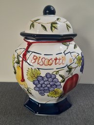 Biscotti Cookie Jar