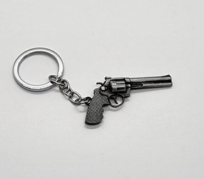 Cool Revolver Gun Keychain