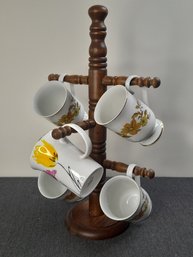 Coffee Mugs With Tree Stand