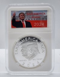 Encased President Trump Collectors Coin