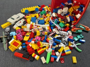 Lego Bucket Filled With Miscellaneous Toys