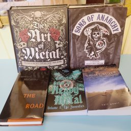 Five Books Including Sons Of Anarchy And The Art Of Metal