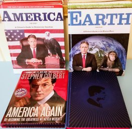 Four Comedy Books, Stephen Colbert And Jon Stewart