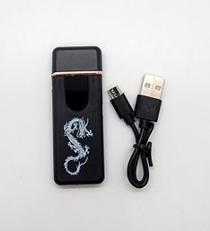 Cool Electric Black Dragon Windproof Lighter