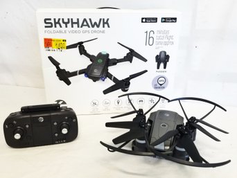 Vivitar - Sky Hawk Foldable Video GPS Drone - DRC447