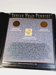 19th And 20th Century Indian Head Penny Collection Folder - 1898 , 1906 Coins