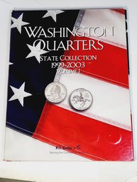 Washington Quarters State Collection Book 1999-2003 Volume 1 - W/ 50 Coins $12.50 Face