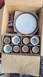 Vintage 45 Piece Set Of Catalina Veri-Stone Dishware