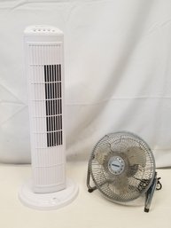 Hawaiian Breeze Oscillating Tower Fan & Wexford 9' Velocity Fan