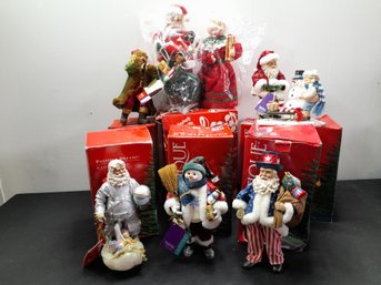 Santas And Snowman Christmas Lot #2