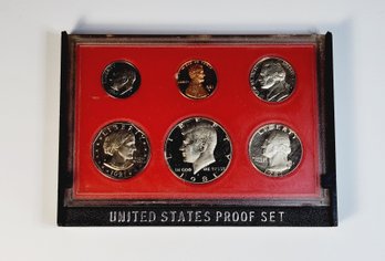 1981 United States  Proof Set In Original Display Case Packaging