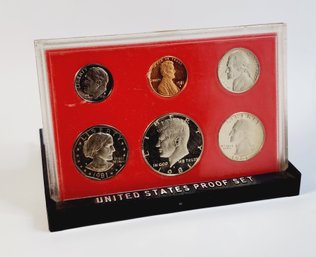 1981 United States  Proof Set In Original Display Case Packaging