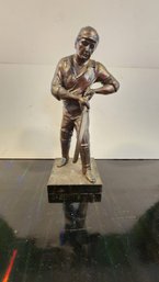 Bronze Cricket Batsman Statue