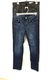 NEW H/M Youth Skinny/slim Black And Blue Denim Jeans Size: Youth 14