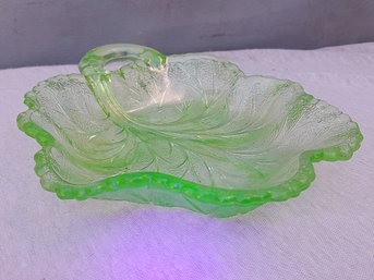 Uranium Glass Dish