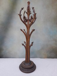 Large Wood Hat/Scarf/ Jewelry Stand