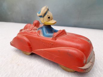 Vintage Donald Duck Car Toy