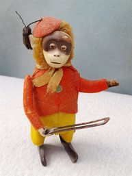 Vintage Violin Monkey