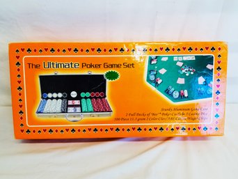 NEW The Ultimate Poker Game Set Factory Sealed By Ecoman