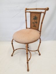 Burnished Brown Metal West Palm Chair