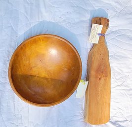 Vermont Artisans Bowl And Bread Board