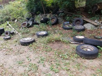 Miscellaneous Lot Of Tires Used