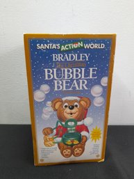 Santas Action World Bradley The Christmas Bubble Bear Ornament Christmas Lot #23