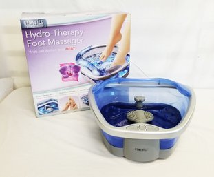 Hydro-therapy Foot Massager With Jet Action And Massage By Homedics