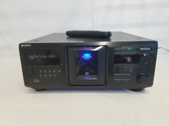 SONY 400 CD Player CDP-CX455 With Remote