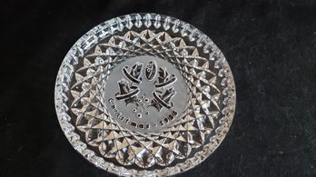 WATERFORD CRYSTAL CHRISTMAS SERVING PLATE