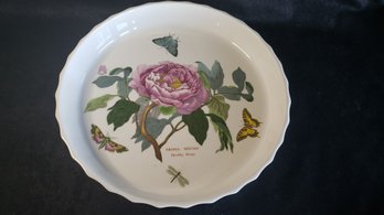 PORTMEIRION BOTANIC GARDEN QUICHE DISH PEONY